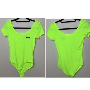 Heart & Hips Tops - NWOT HEART & HIPS Neon “Sassy” bodysuit Heart & Hips Tops - NWOT HEART & HIPS Neon “Sassy” bodysuit